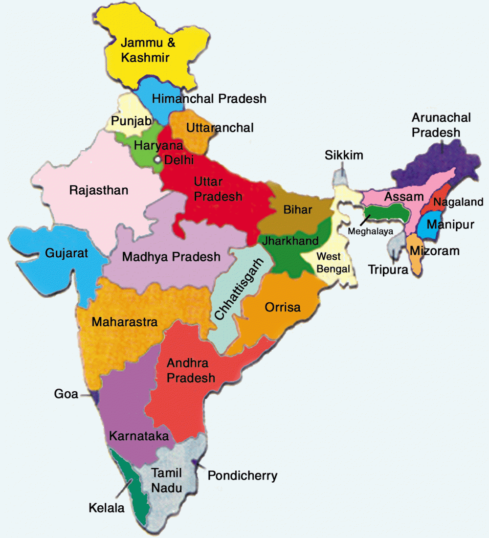 india map